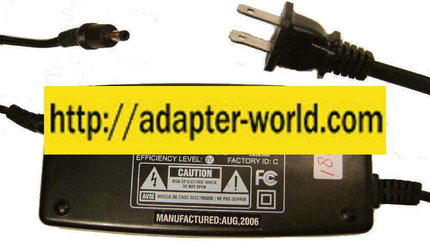 DURABRAND TAD-10 AC DC Adapter 9V 2A Power Supply for Portable D